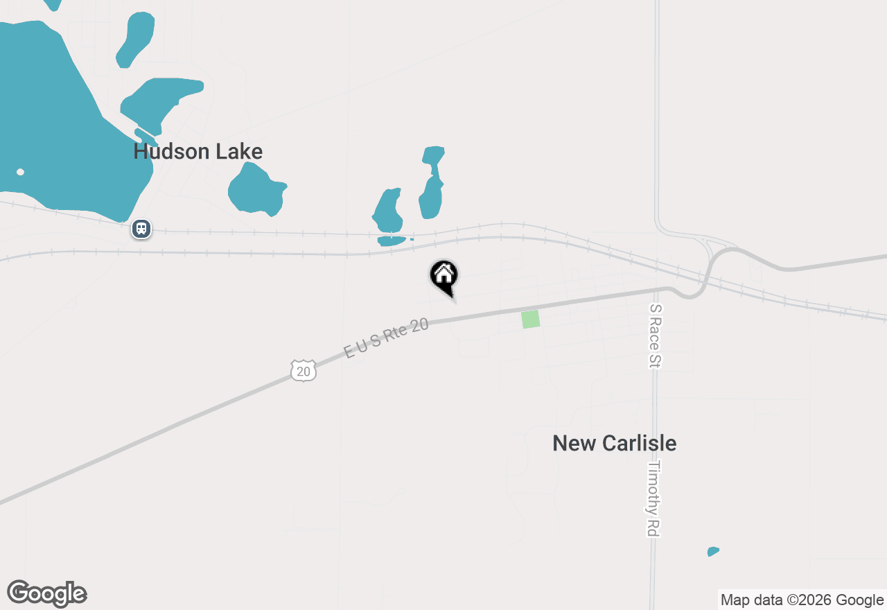 Map of 624 W Front Street, New Carlisle, IN 46552