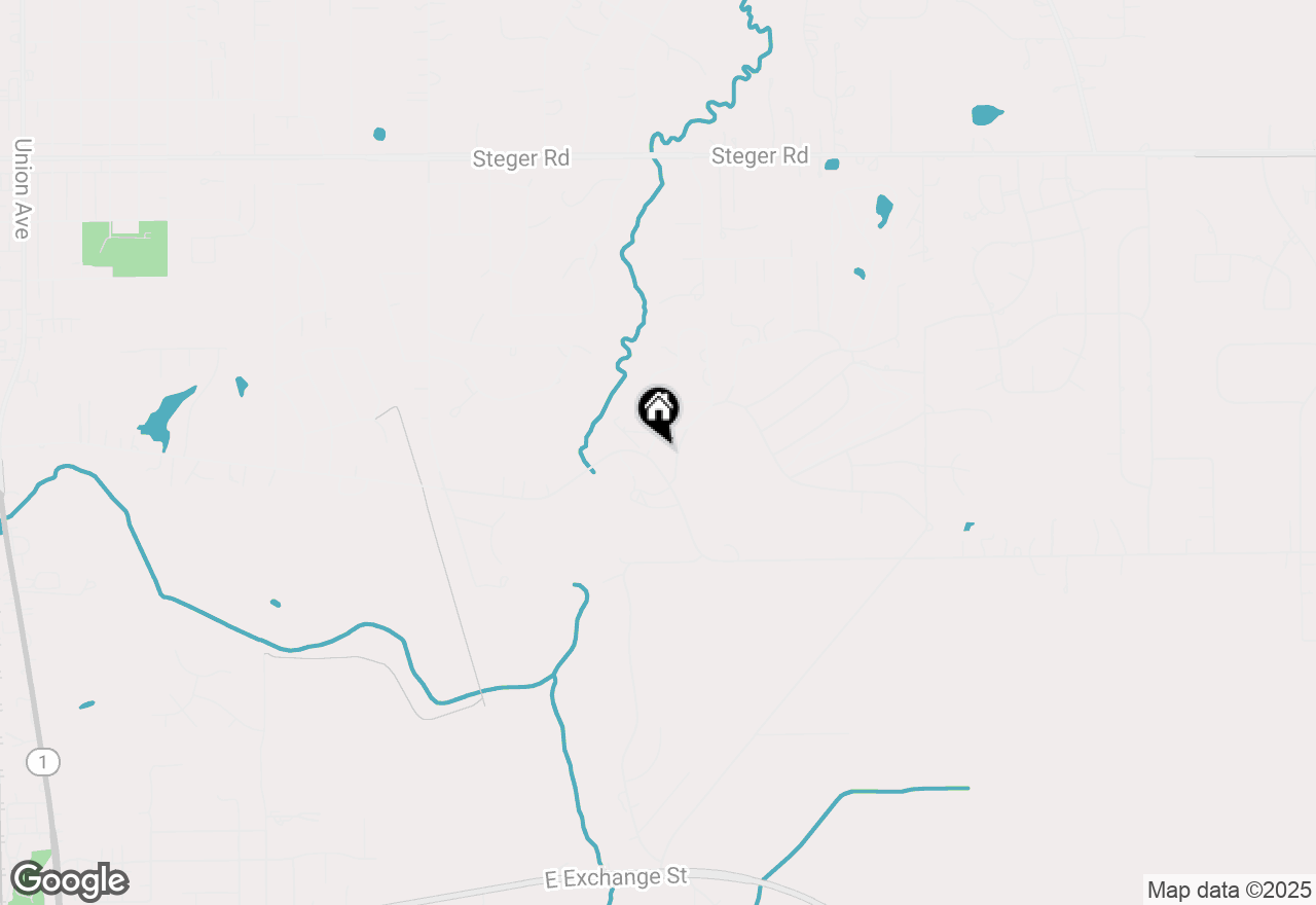 Map of 3655 Kent Place, Crete, IL 60417