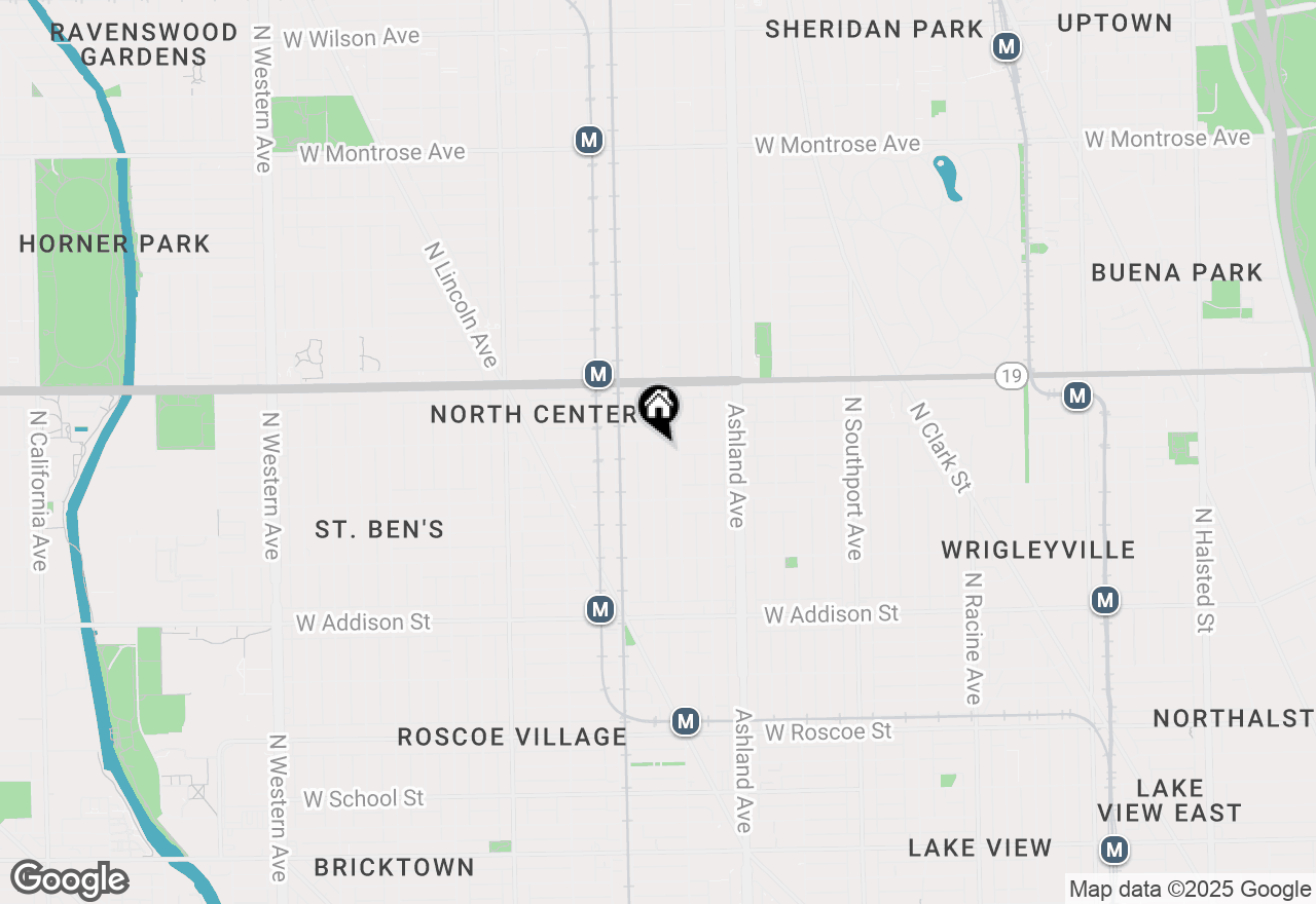 Map of 3851 N Hermitage Avenue, Chicago, IL 60613