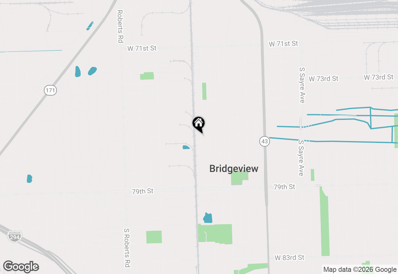 Map of 7600 S Ferdinand Avenue, Bridgeview, IL 60455
