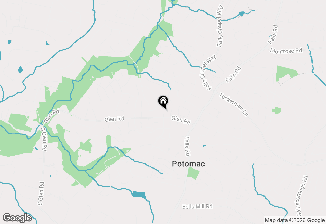 Map of 11604 Broad Green Court, Potomac, MD 20854