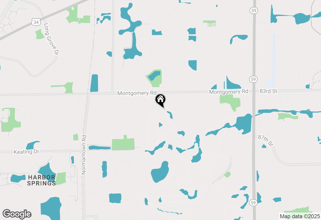 Map of 1421 Aberdeen Court #1421, Naperville, IL 60564