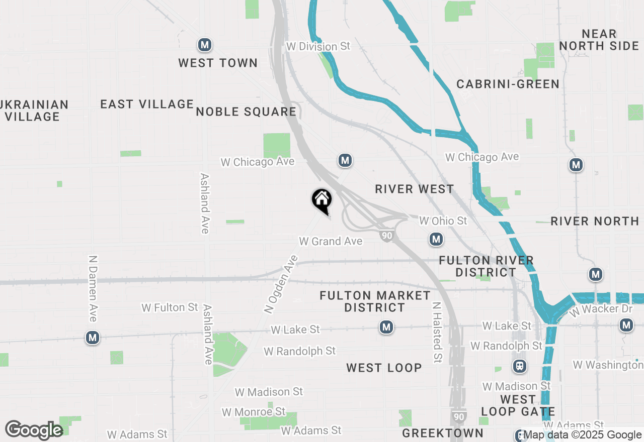 Map of 607 N Racine Avenue, Chicago, IL 60642