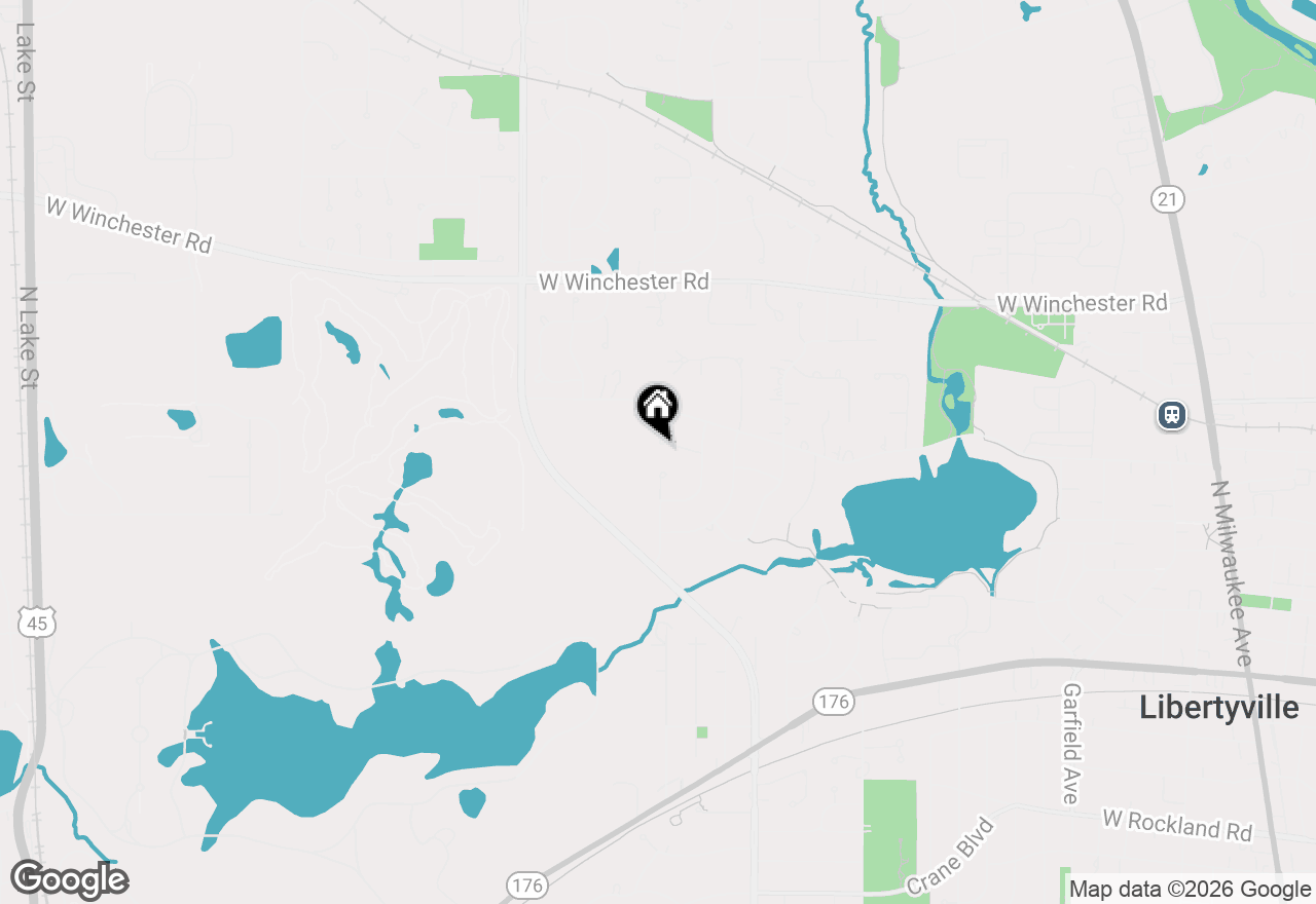 Map of 1255 Saint James Place, Libertyville, IL 60048