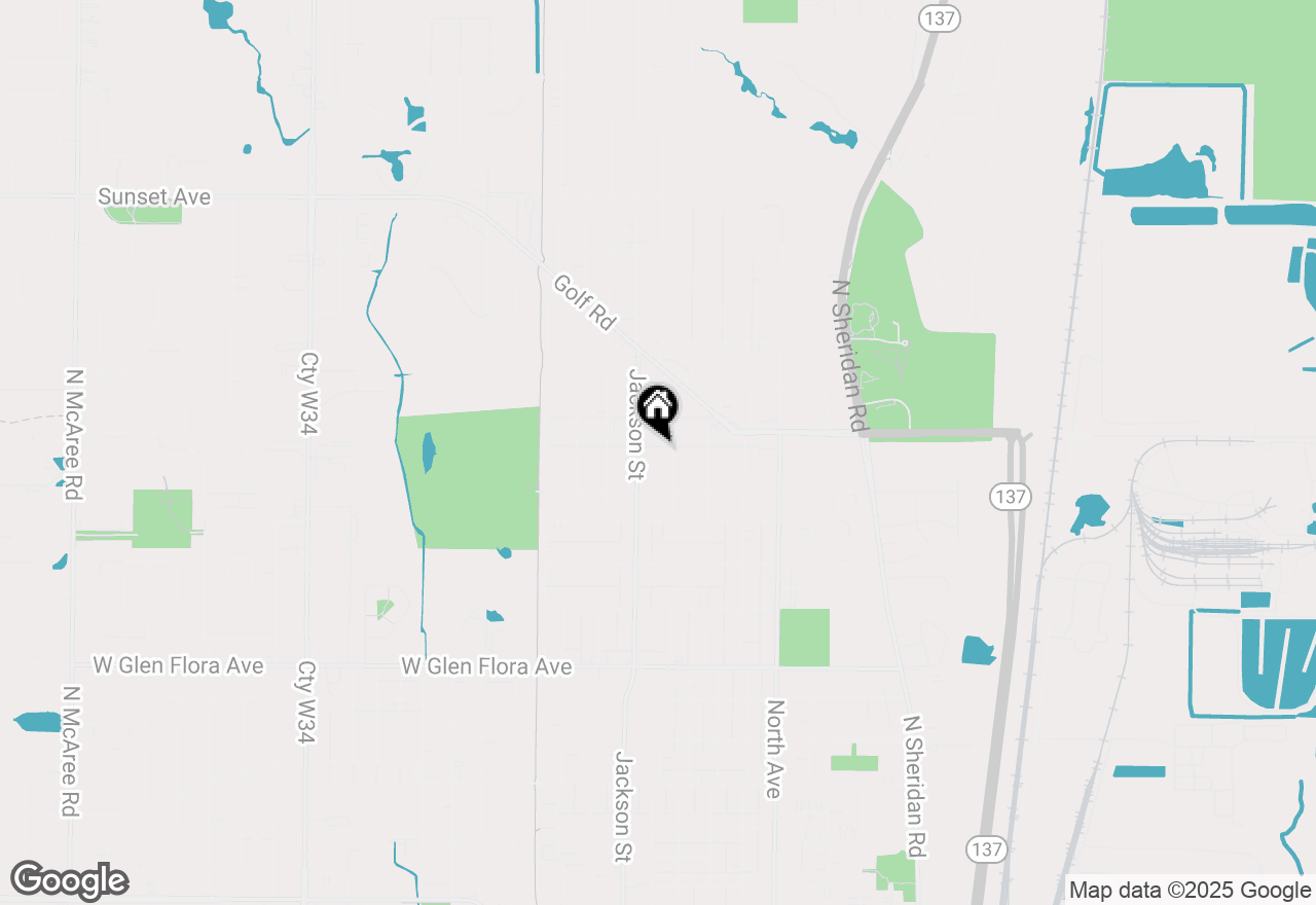 Map of 843 Johns Manville Place, Waukegan, IL 60085