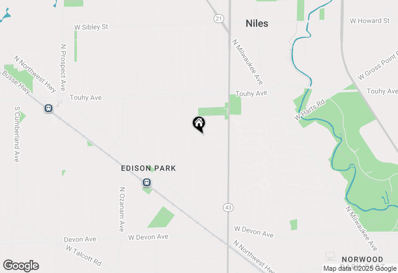 Map of 7340 W Coyle Avenue, Chicago, IL 60631