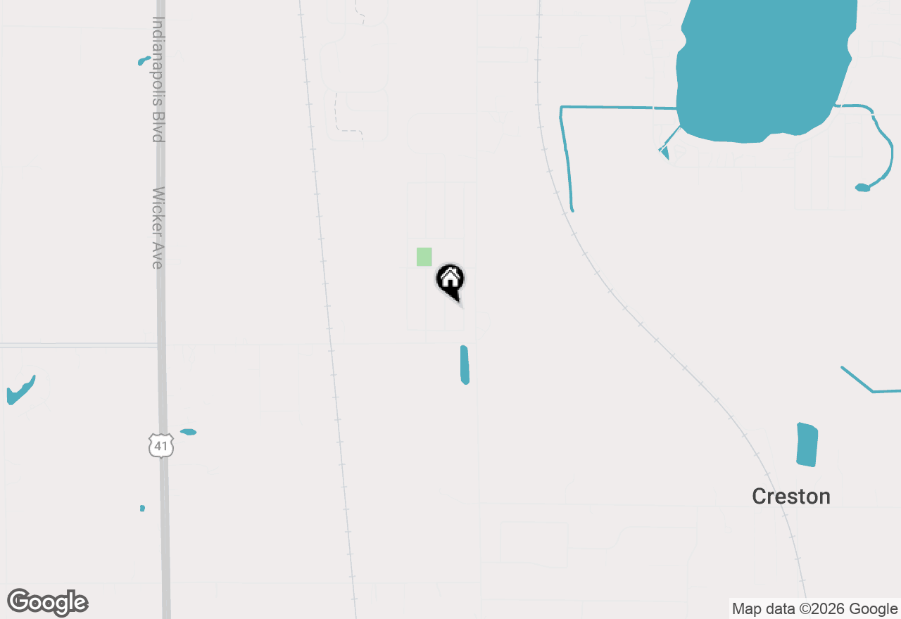 Map of 15011 Euclid Street, Cedar Lake, IN 46303