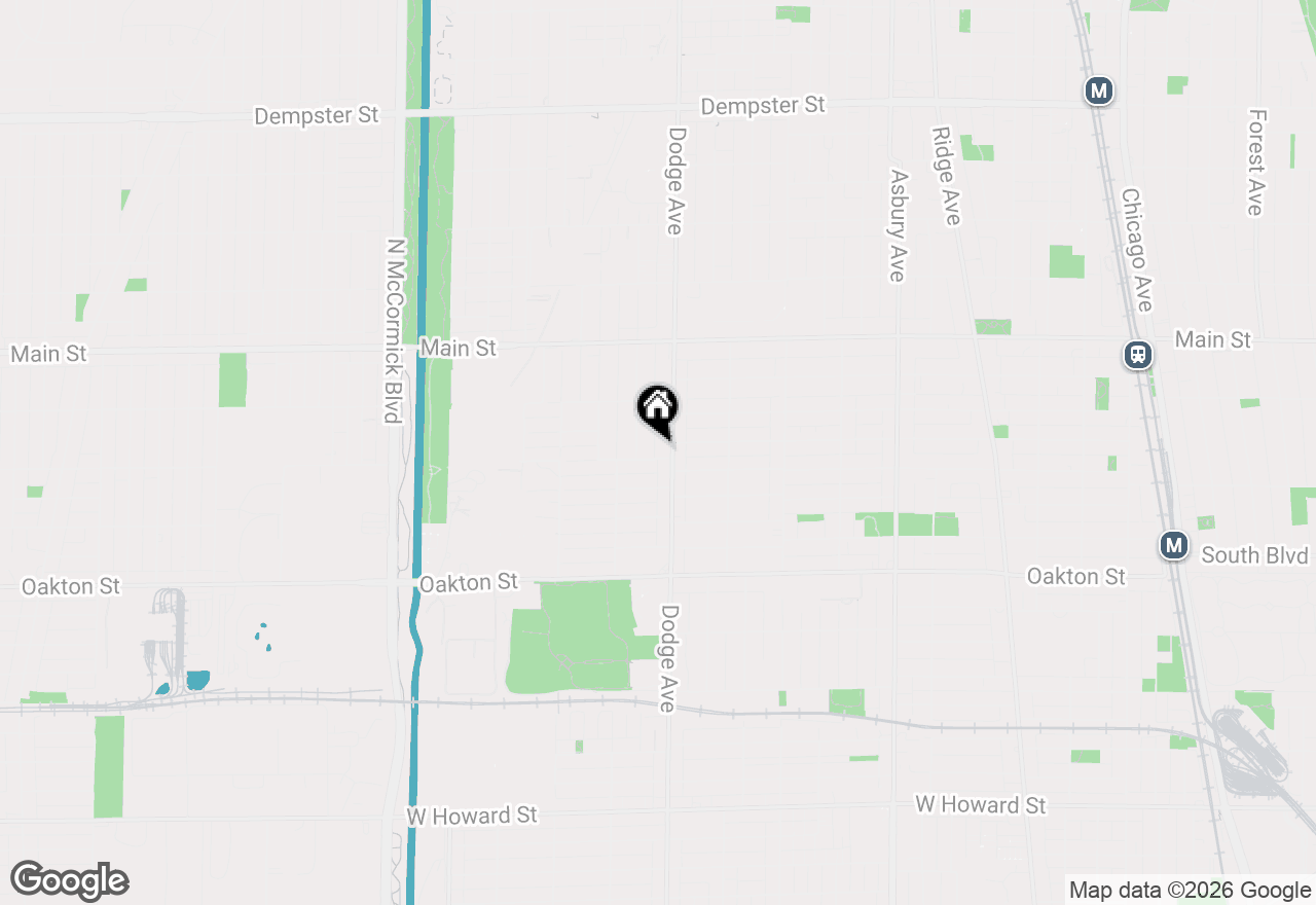 Map of 710 Dodge Avenue, Evanston, IL 60202