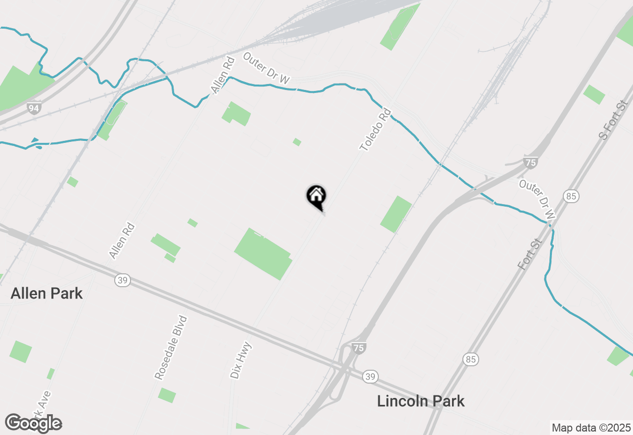 Map of 1378 Dix Highway, Lincoln Park, MI 48146