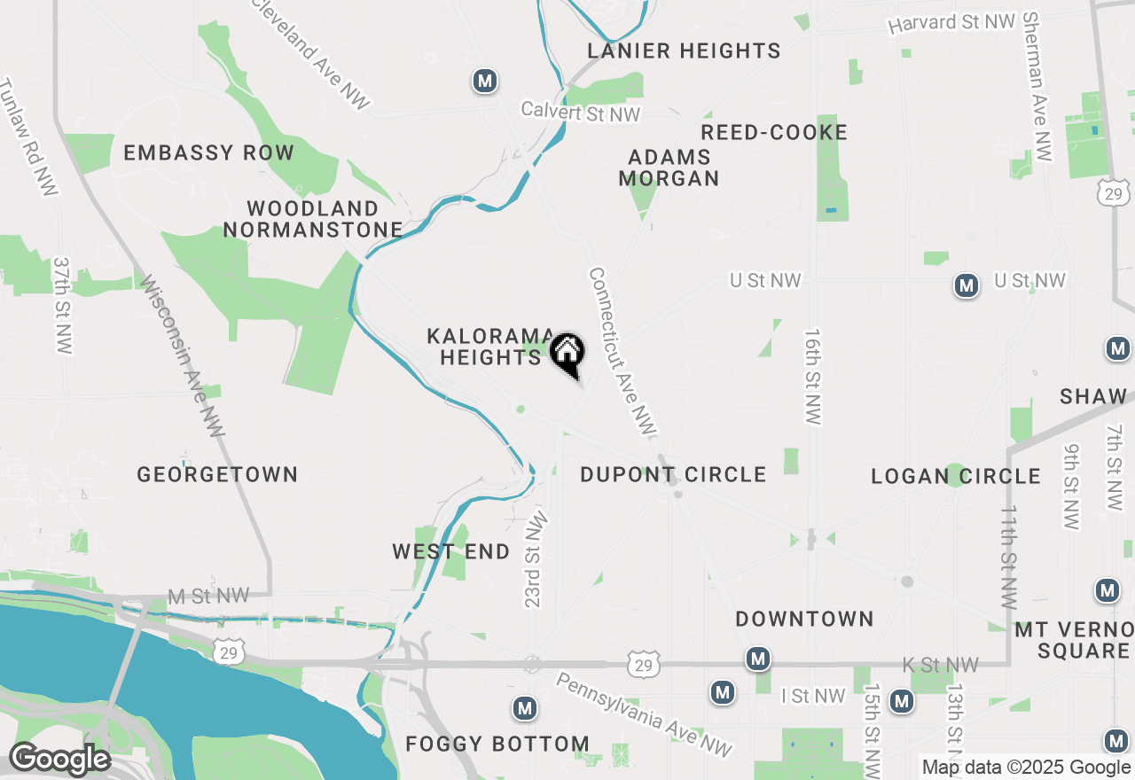 Map of 2137 R Street Nw, Washington, DC 20008