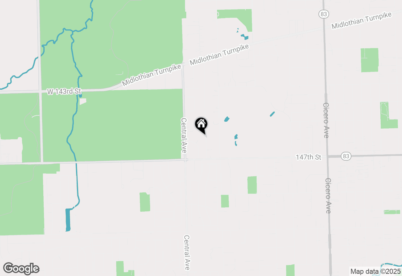 Map of 14504 Linder Court #2G, Oak Forest, IL 60452