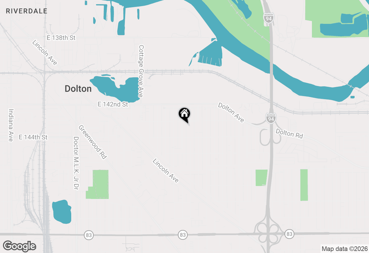 Map of 14315 Dobson Avenue, Dolton, IL 60419