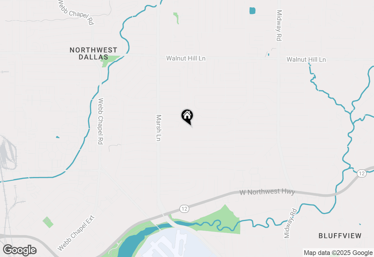 Map of 3815 Dunhaven Road, Dallas, TX 75220