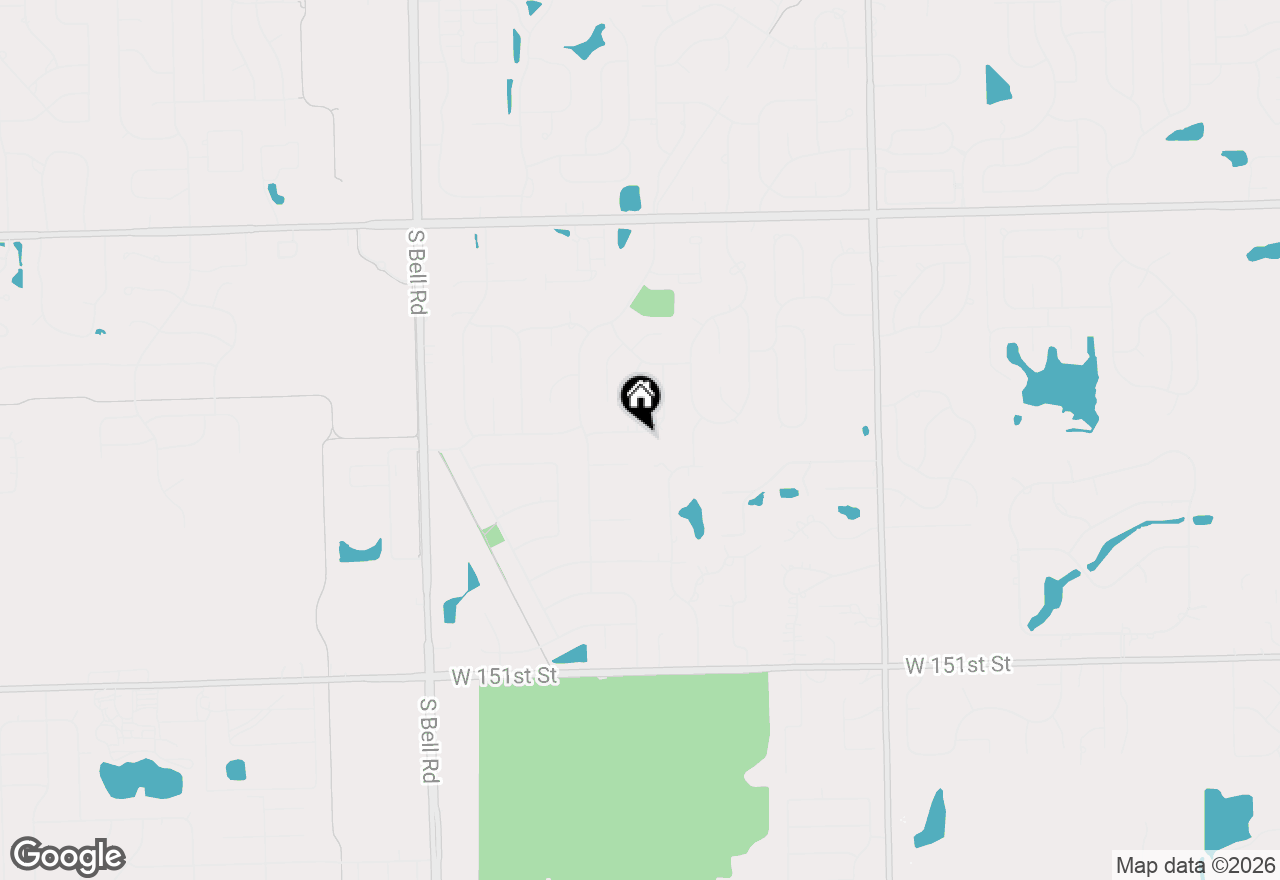 Map of 12415 W Martingale Lane, Homer Glen, IL 60491