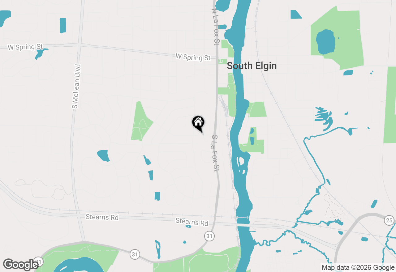 Map of 401 Concord Avenue #G, South Elgin, IL 60177