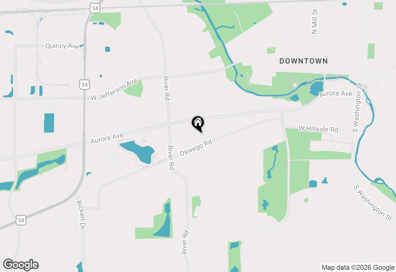 Map of 1210 Lawnmeadow Lane, Naperville, IL 60540