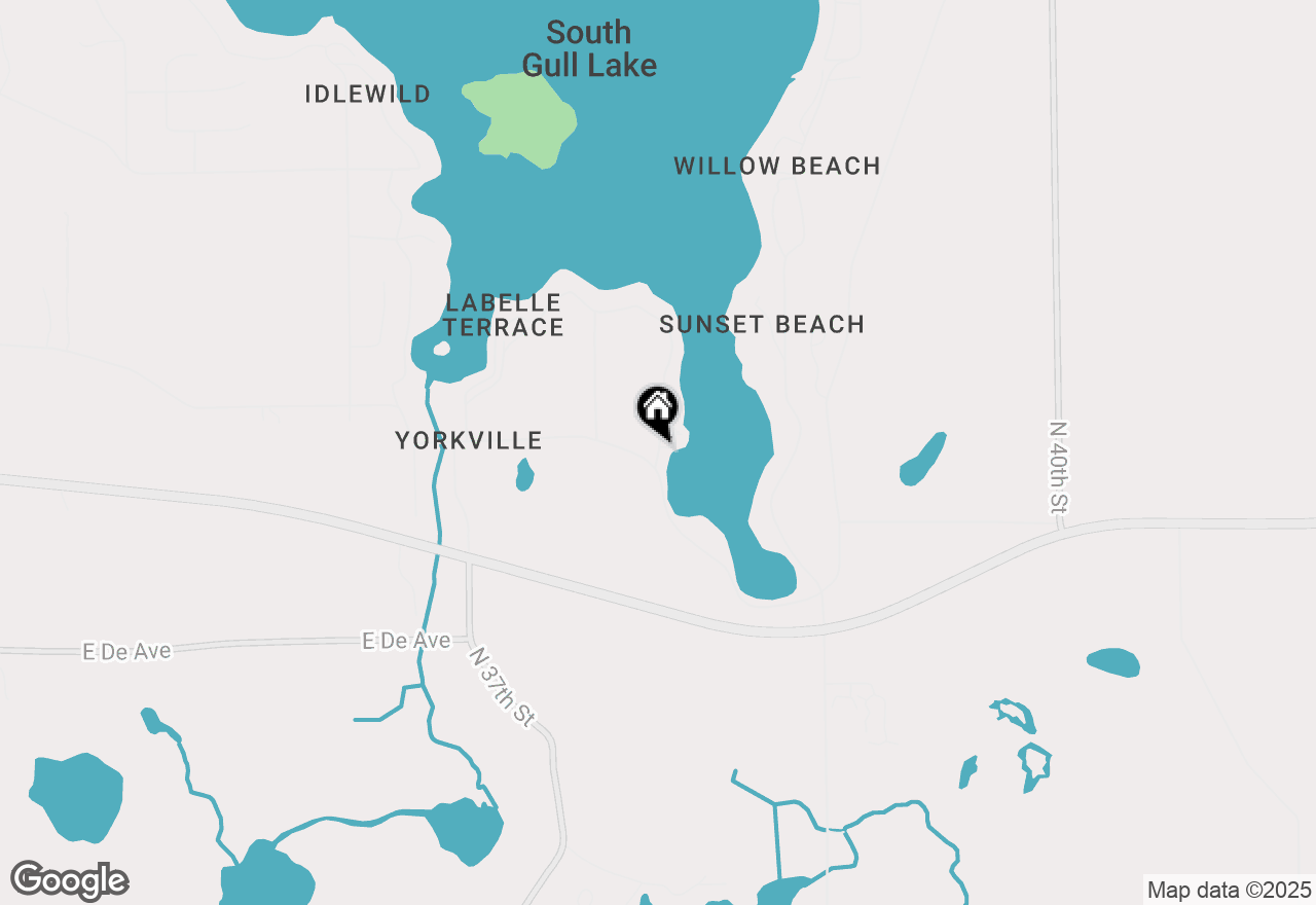 Map of 175 Gull Lake Island, Richland, MI 49083