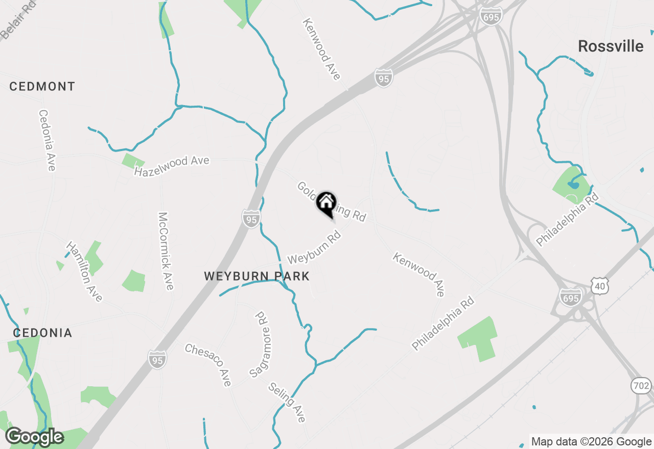 Map of 1816 Hanford Road, Baltimore, MD 21237