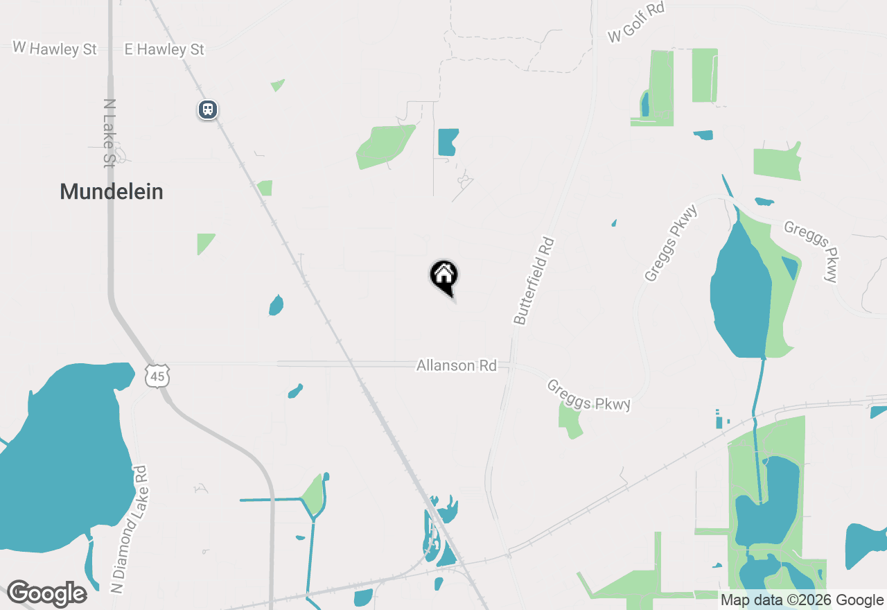 Map of 1254 Ballantrae Place #D, Mundelein, IL 60060