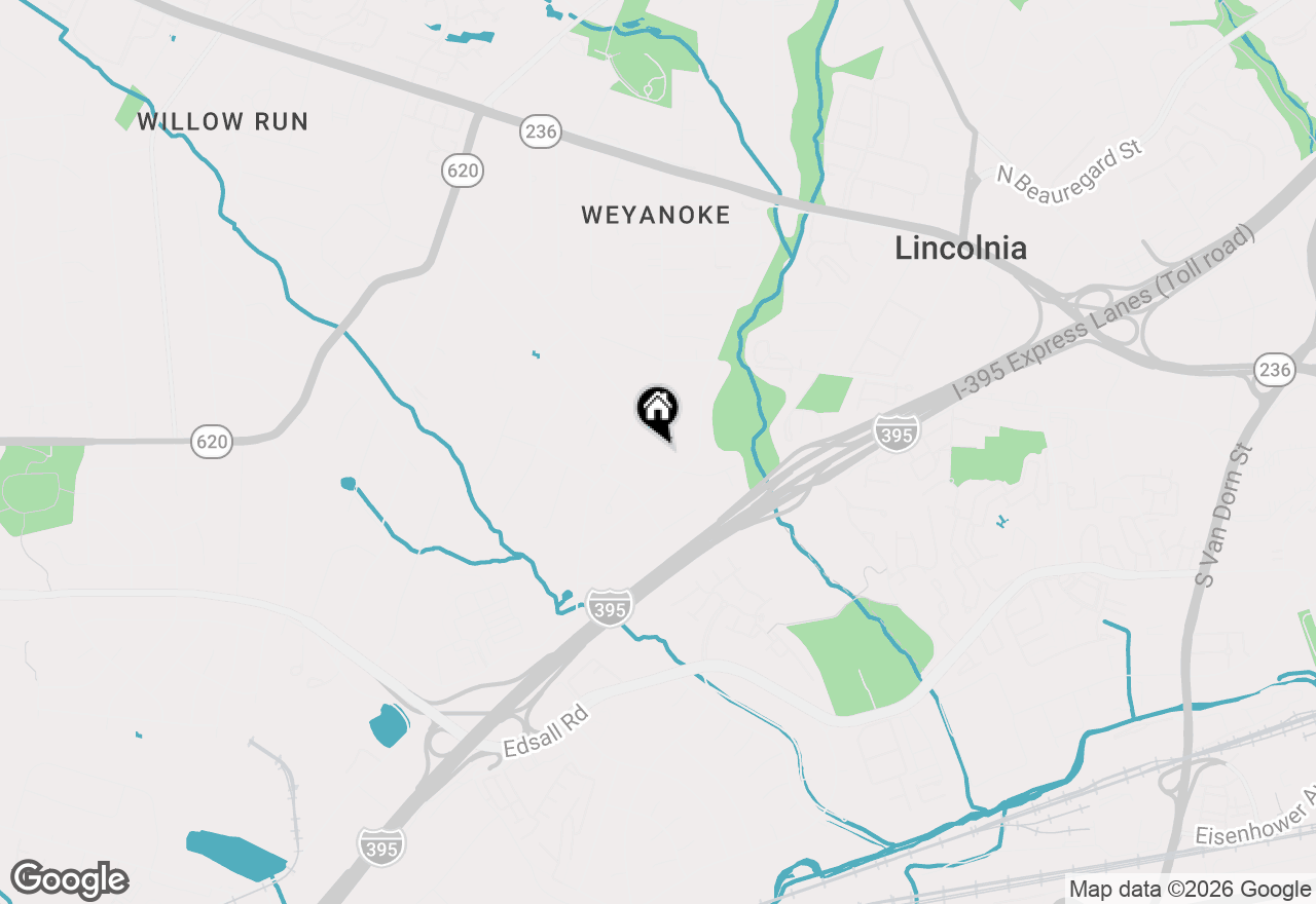 Map of 6404 Montrose Street, Alexandria, VA 22312