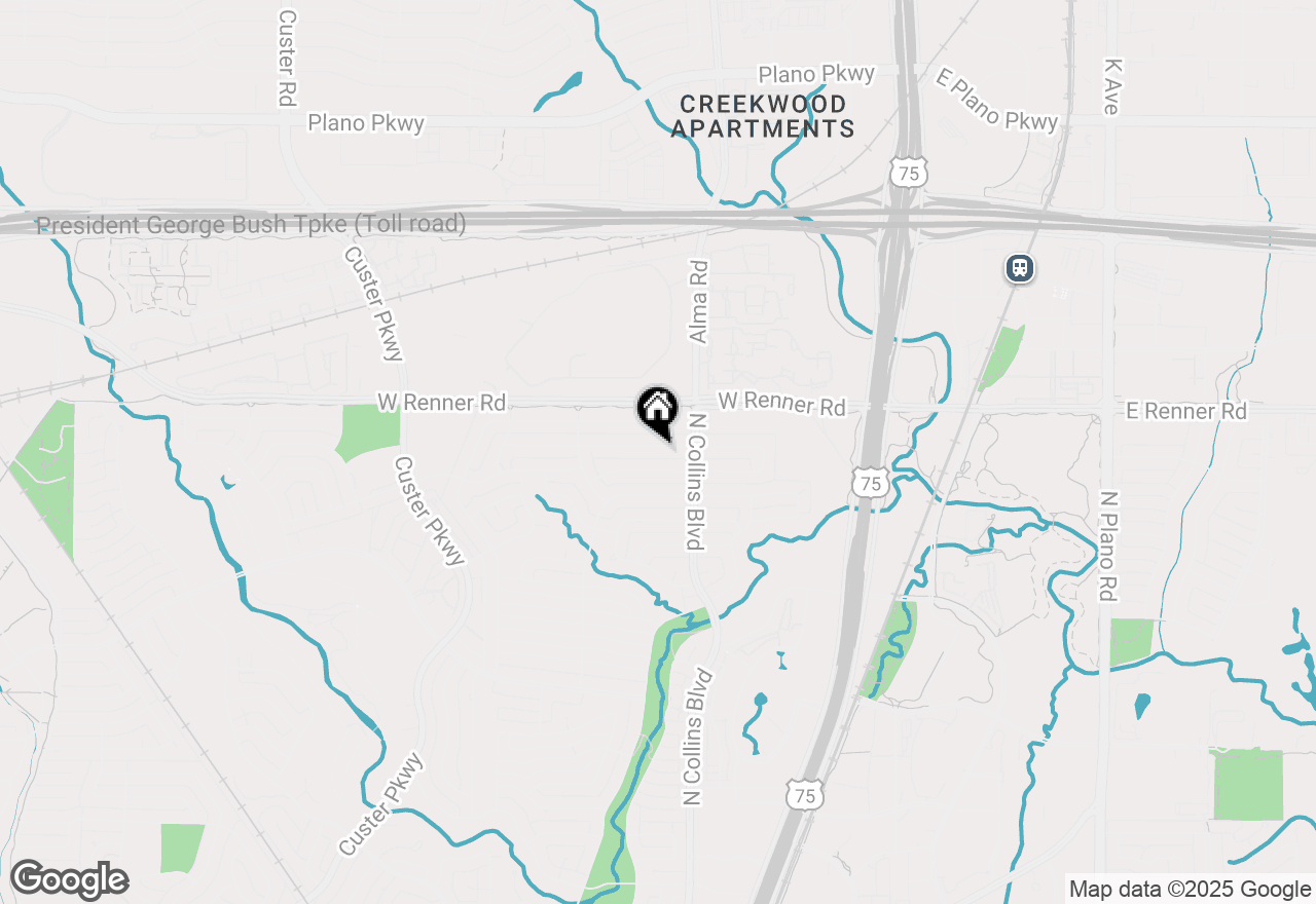 Map of 311 High Brook Drive, Richardson, TX 75080