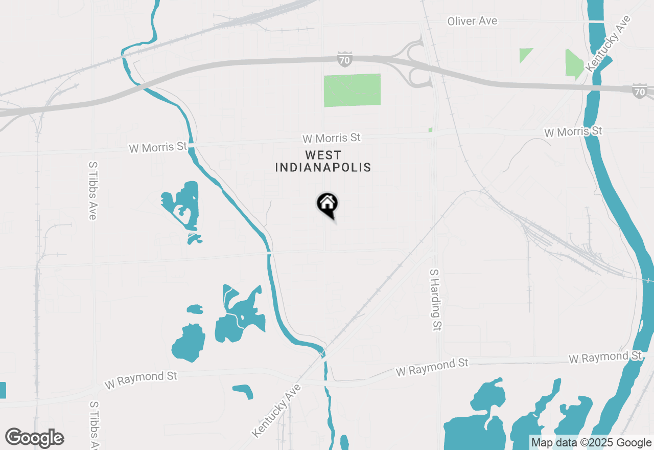 Map of 1501 S Belmont Avenue, Indianapolis, IN 46221