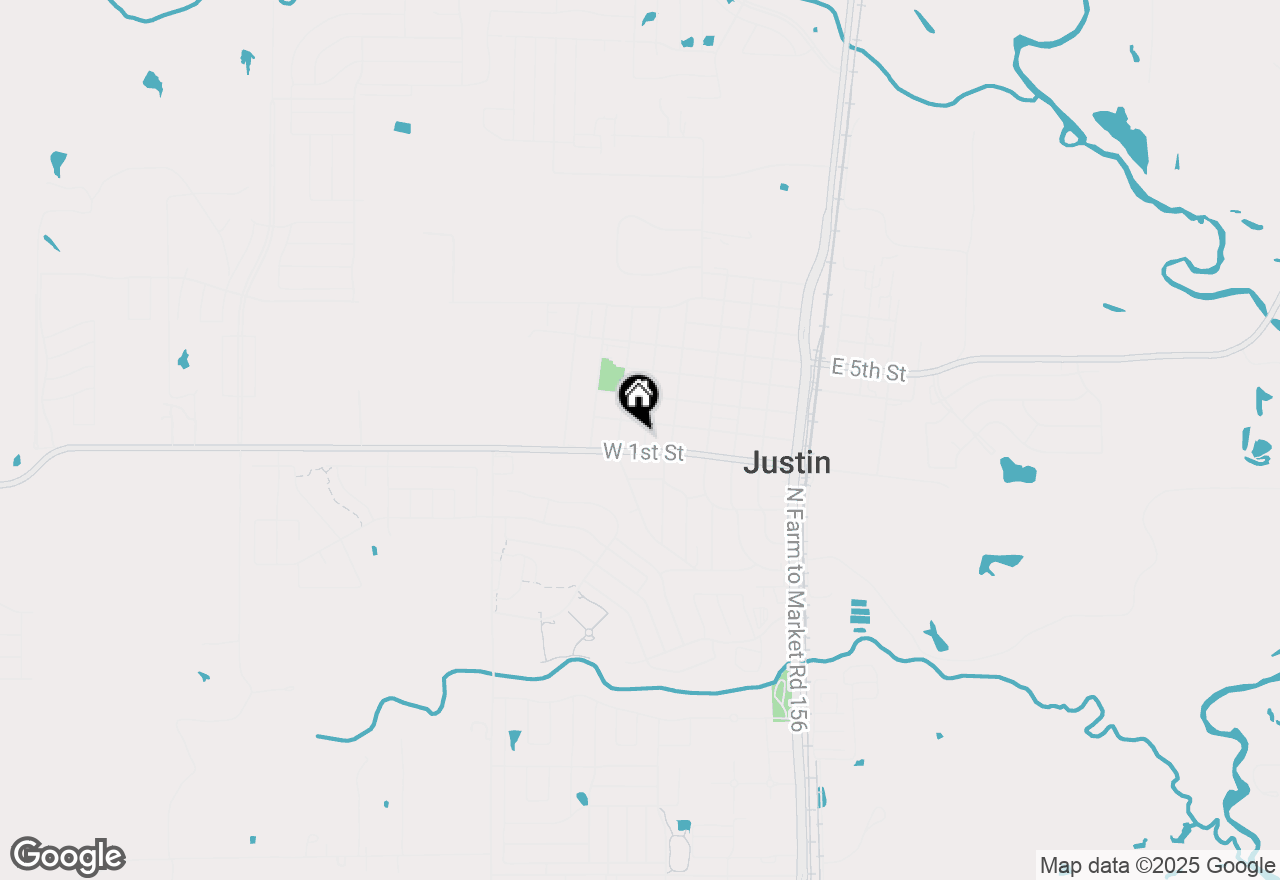 Map of 109 Harmonson, Justin, TX 76247