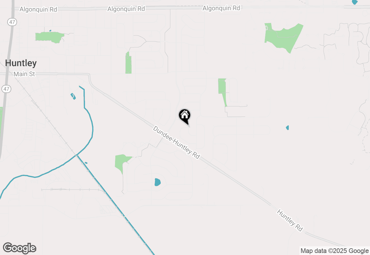 Map of 10569 Lancaster Street, Huntley, IL 60142