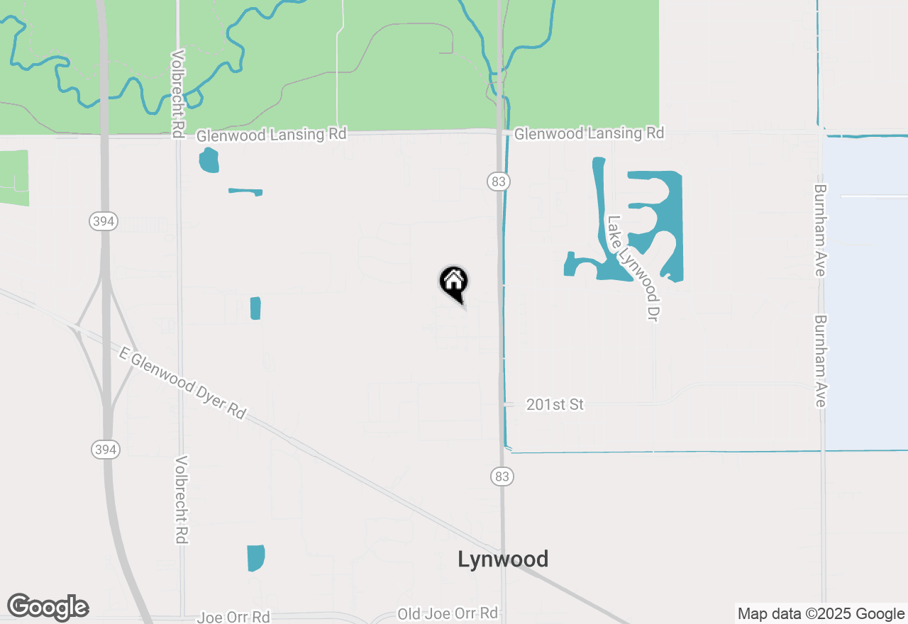 Map of 2281 198th Street, Lynwood, IL 60411