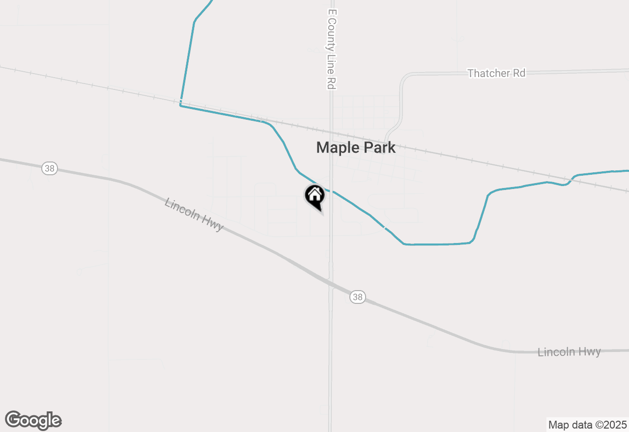 Map of 568 S Elizabeth Street, Maple Park, IL 60151