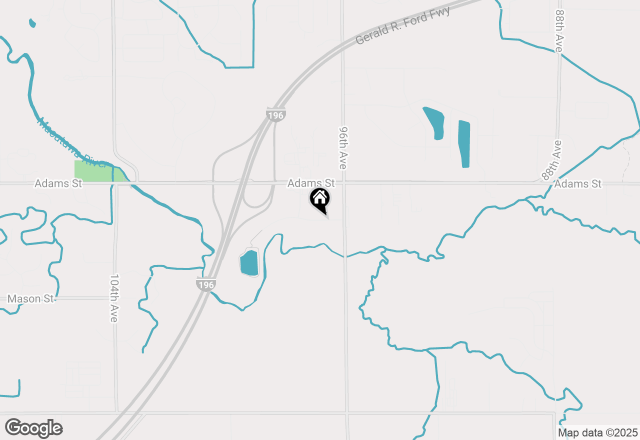 Map of 9652 Black River Court #20, Holland, MI 49423