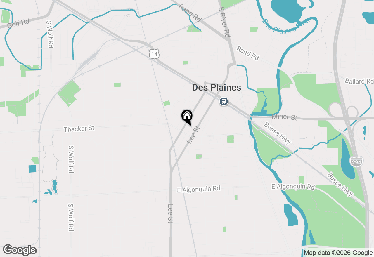 Map of 819 Graceland Avenue #204, Des Plaines, IL 60016