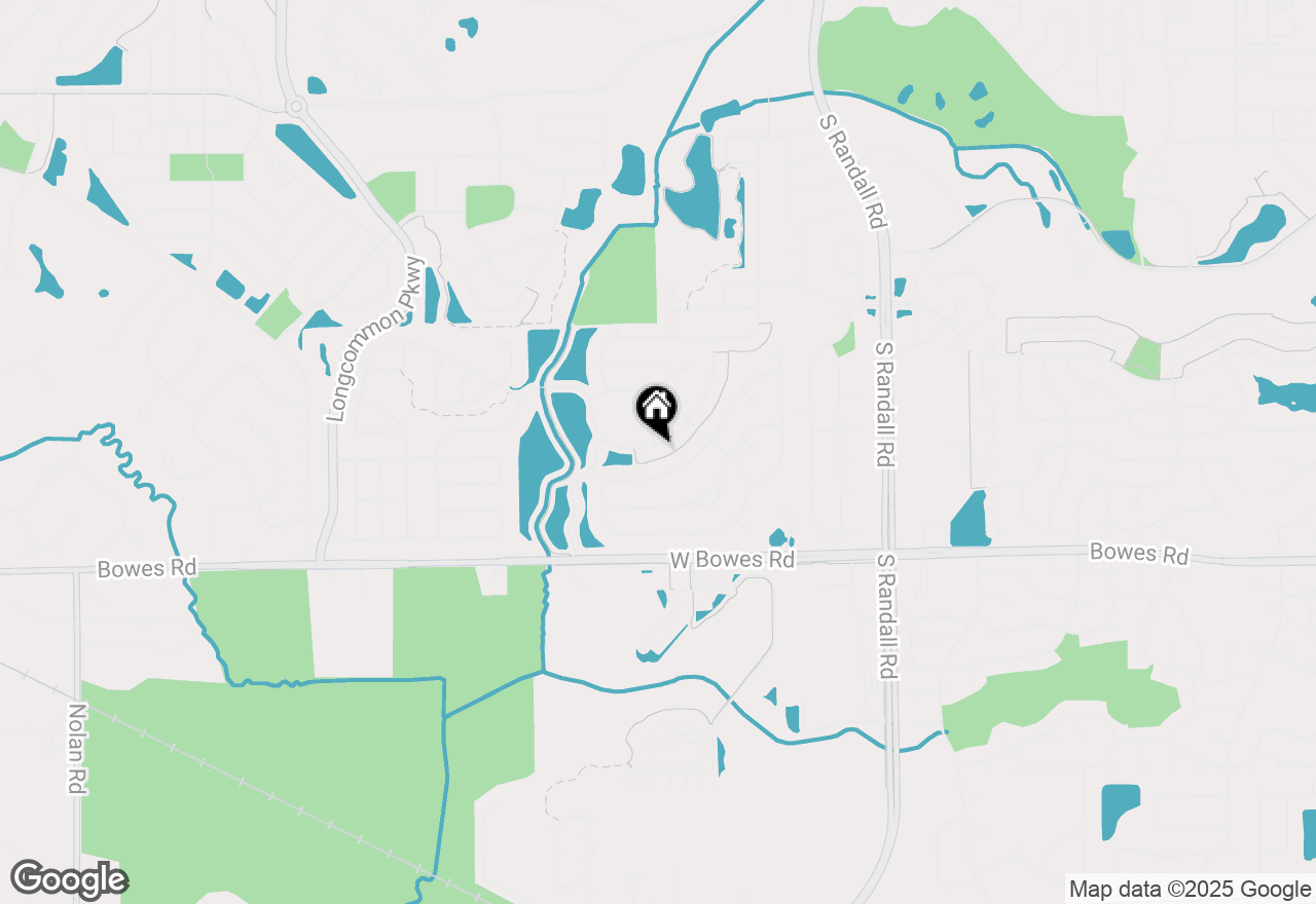 Map of 2543 Edgewater Drive, Elgin, IL 60124