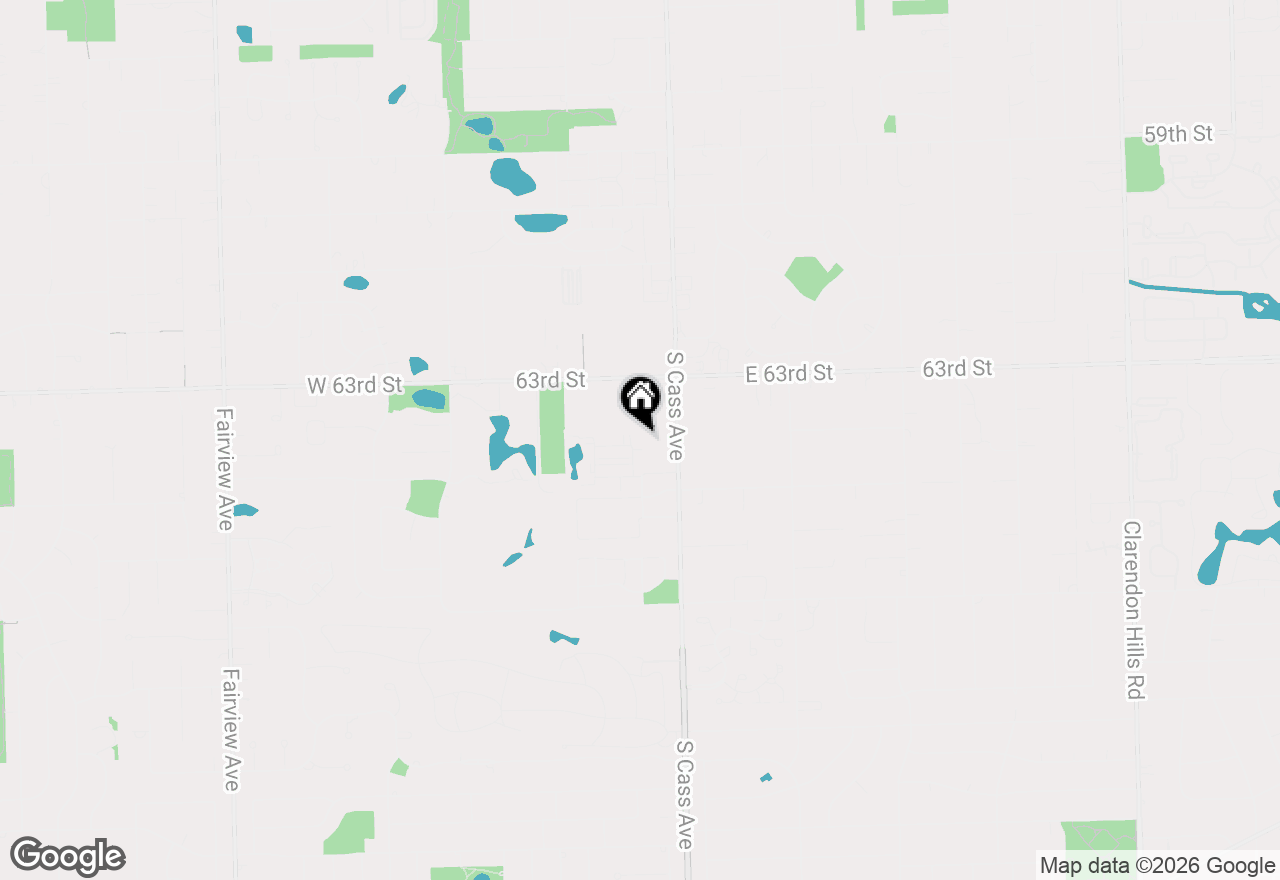 Map of 1313 Cass Lane E #302, Westmont, IL 60559