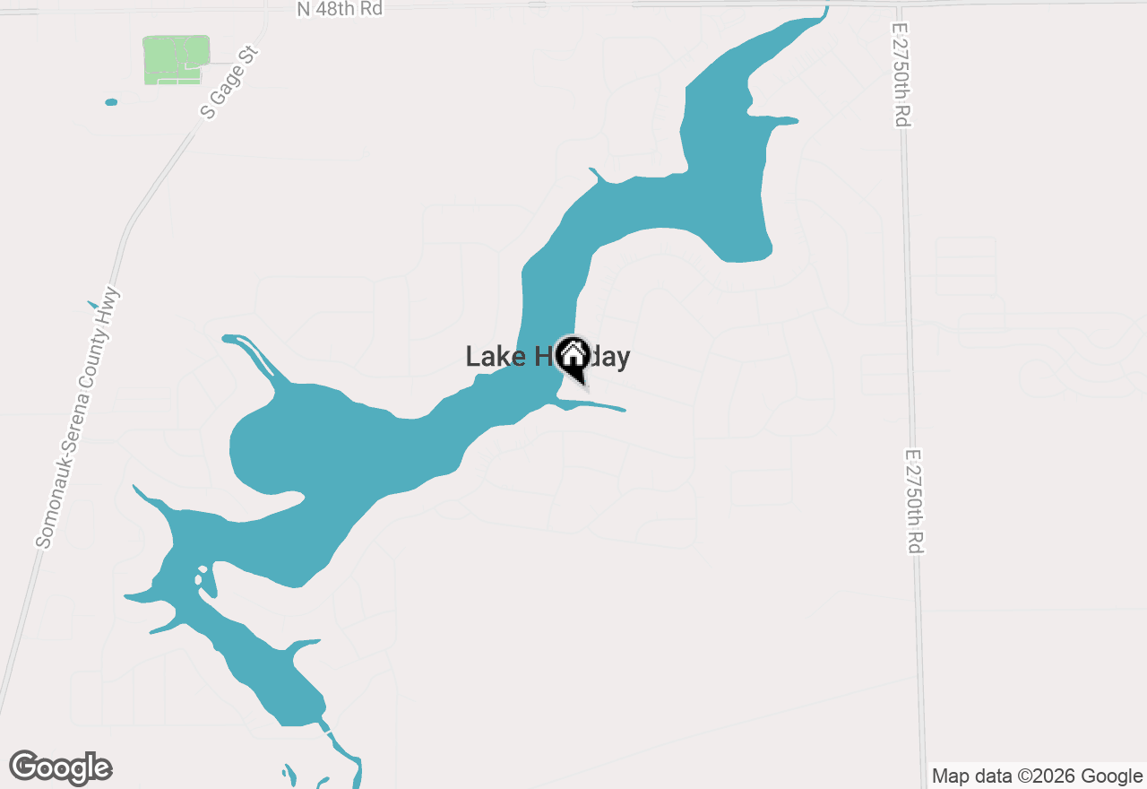Map of 1594 Lila Circle, Lake Holiday, IL 60548
