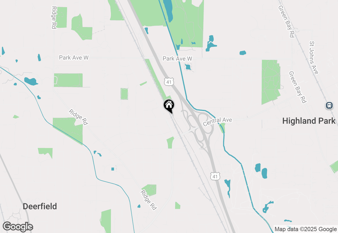 Map of 1250 Park Avenue #435, Highland Park, IL 60035
