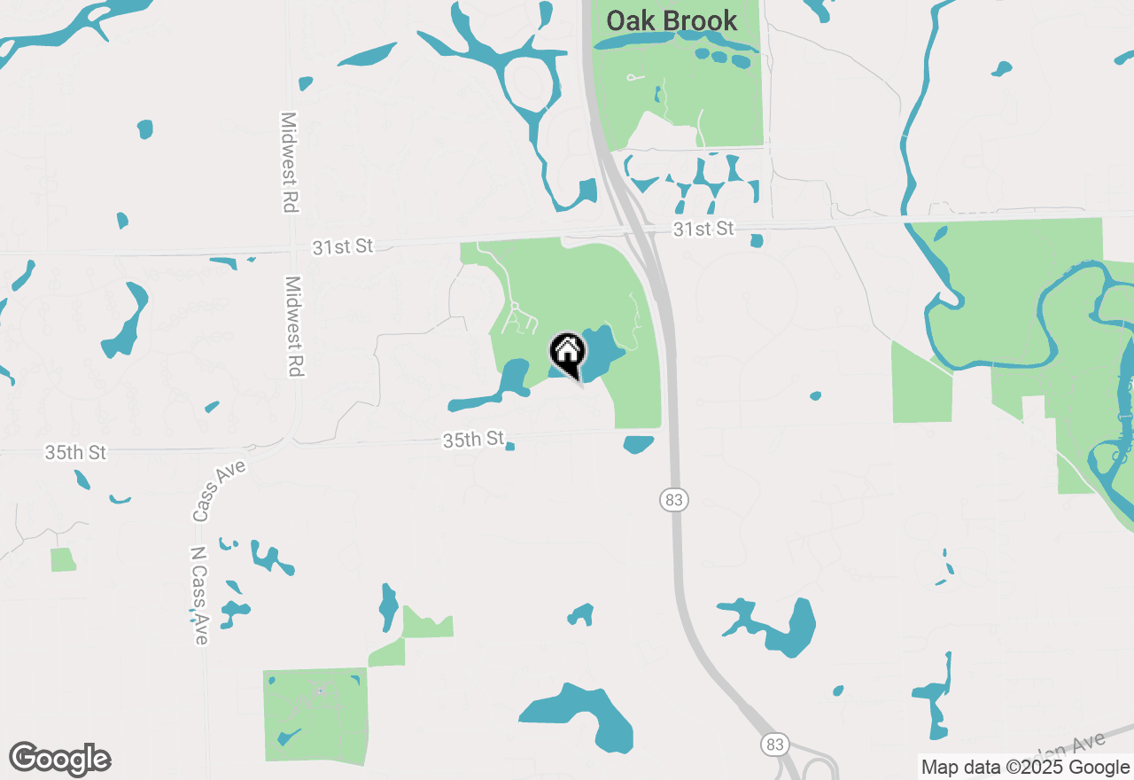 Map of 812 Saint Stephens Grn, Oak Brook, IL 60523