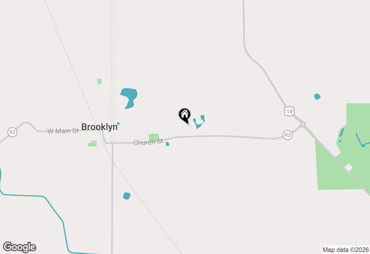 Map of 158 King Lake Road, Brooklyn, WI 53521