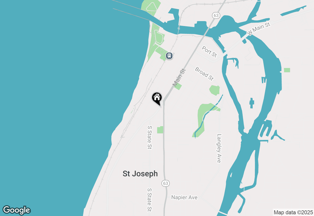 Map of 1118 Main Street, St. Joseph, MI 49085