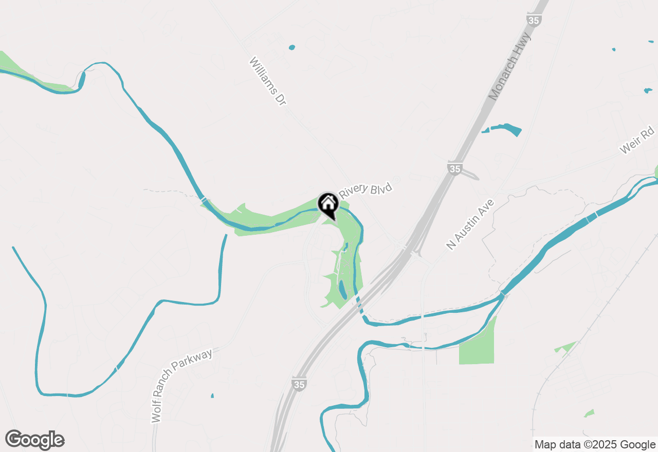 Map of 221 Adams St, Georgetown, TX 78628