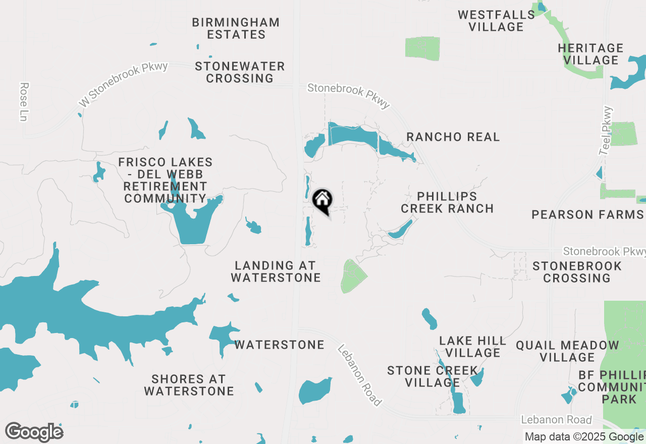 Map of 404 Daylight Drive, Frisco, TX 75036