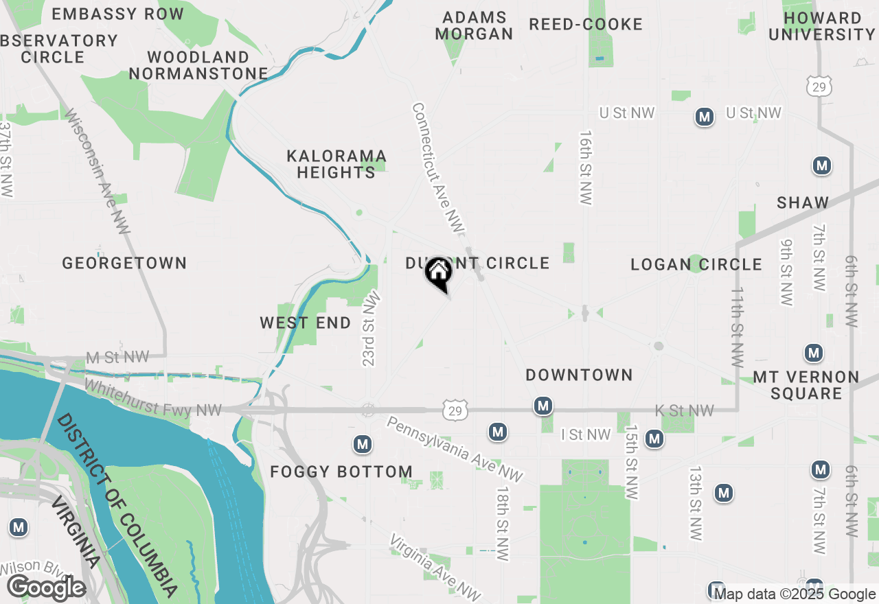 Map of 1316 New Hampshire Avenue Nw #503, Washington, DC 20036