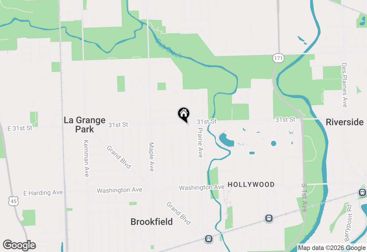 Map of 3122 Sunnyside Avenue, Brookfield, IL 60513