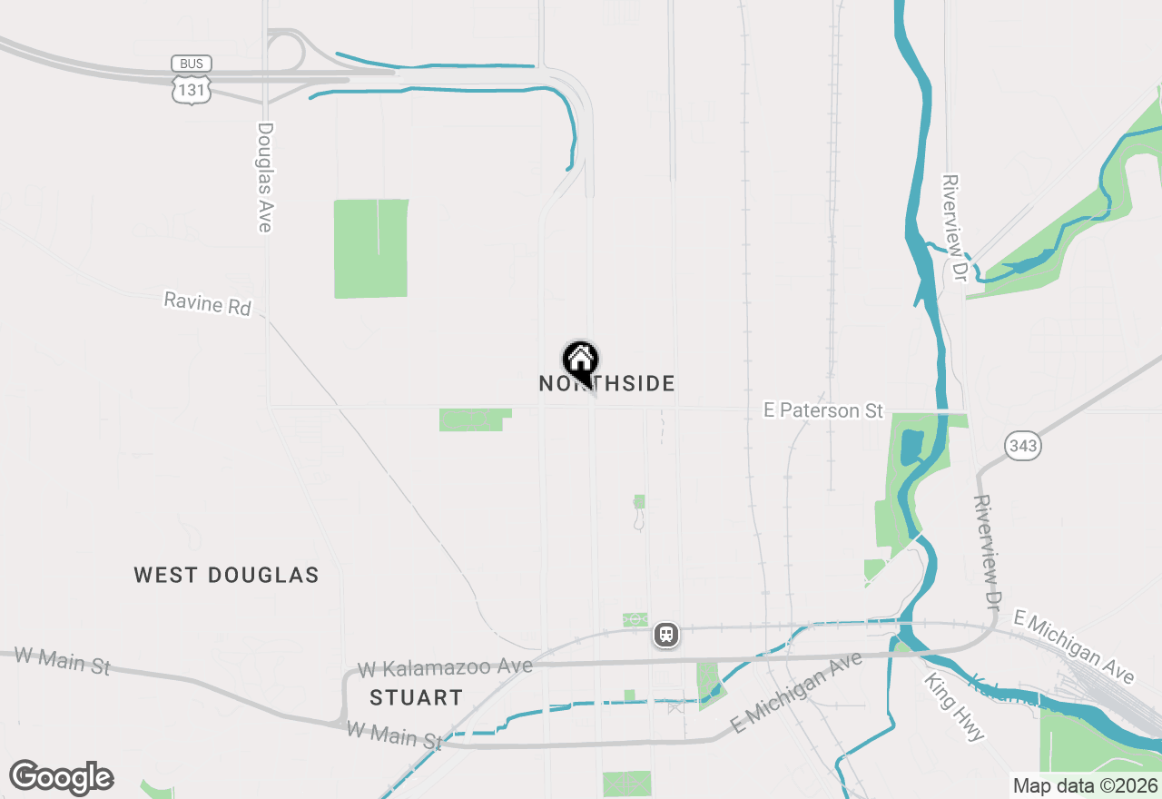 Map of 410 W Paterson Street, Kalamazoo, MI 49007