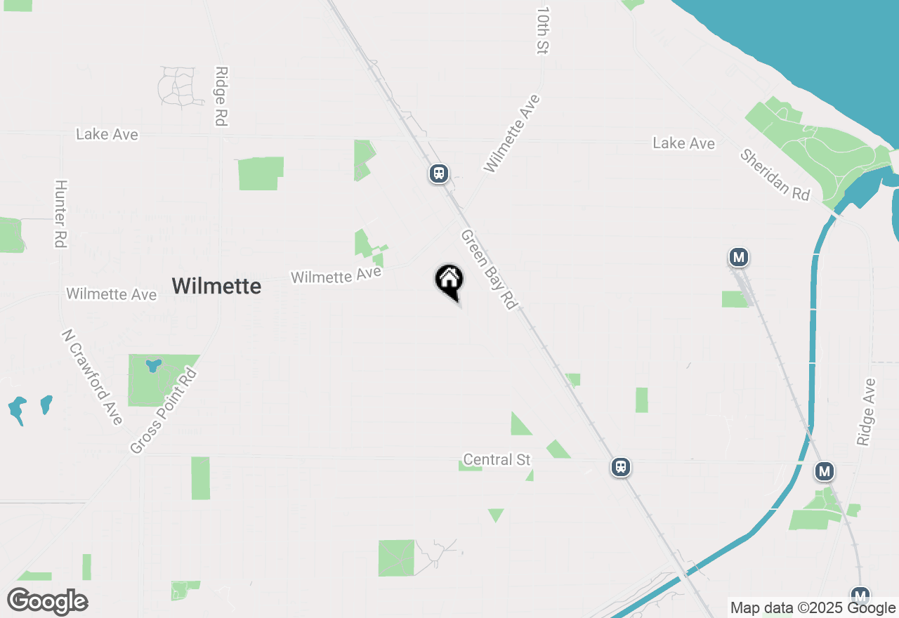 Map of 1209 Maple Avenue, Wilmette, IL 60091