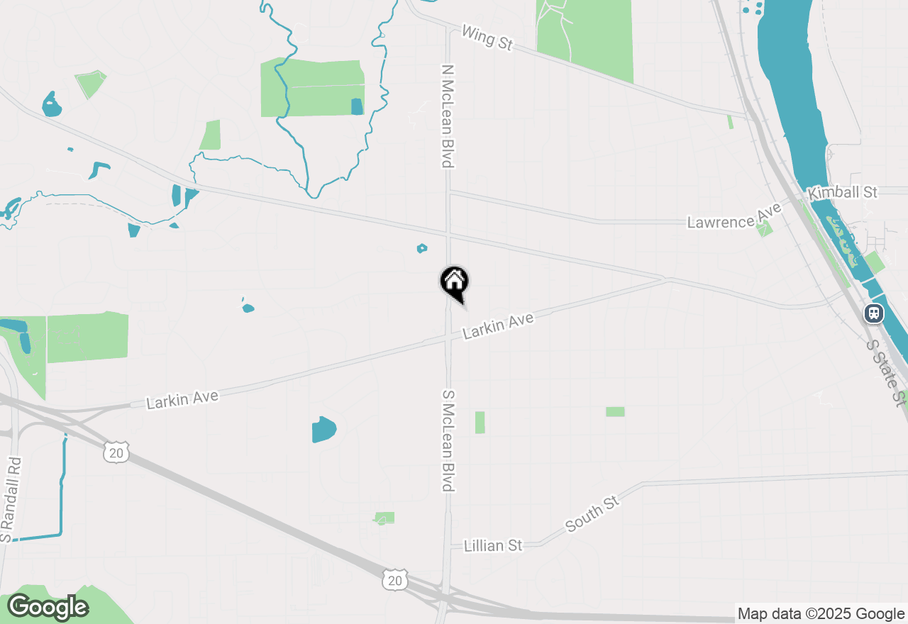 Map of 51 N Mclean Boulevard, Elgin, IL 60123