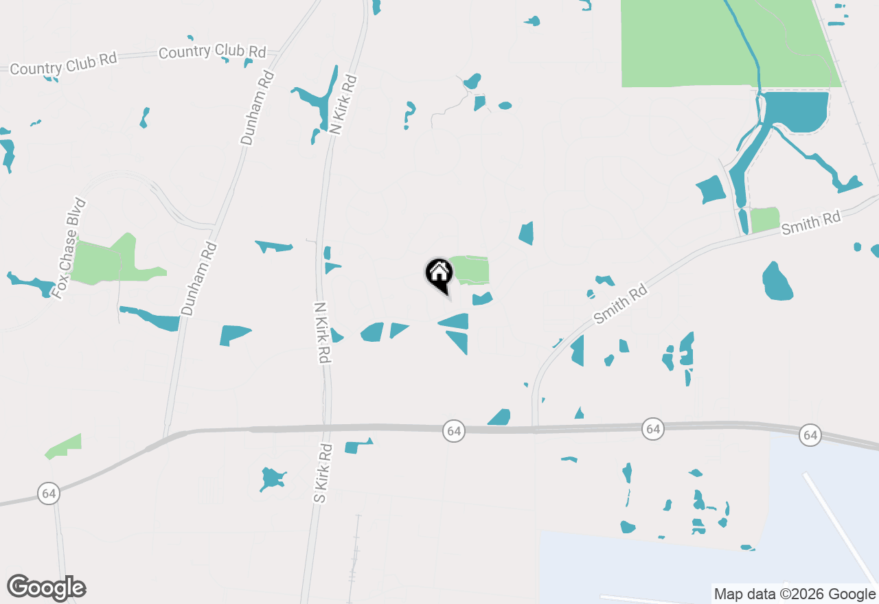 Map of 3409 Blackhawk Trail, St. Charles, IL 60174