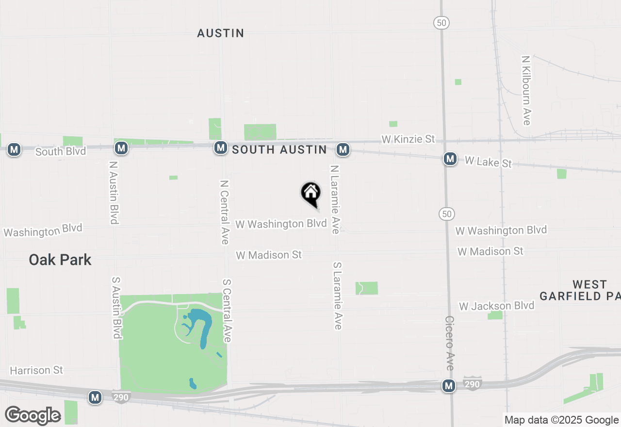 Map of 119 N Lockwood Avenue, Chicago, IL 60644