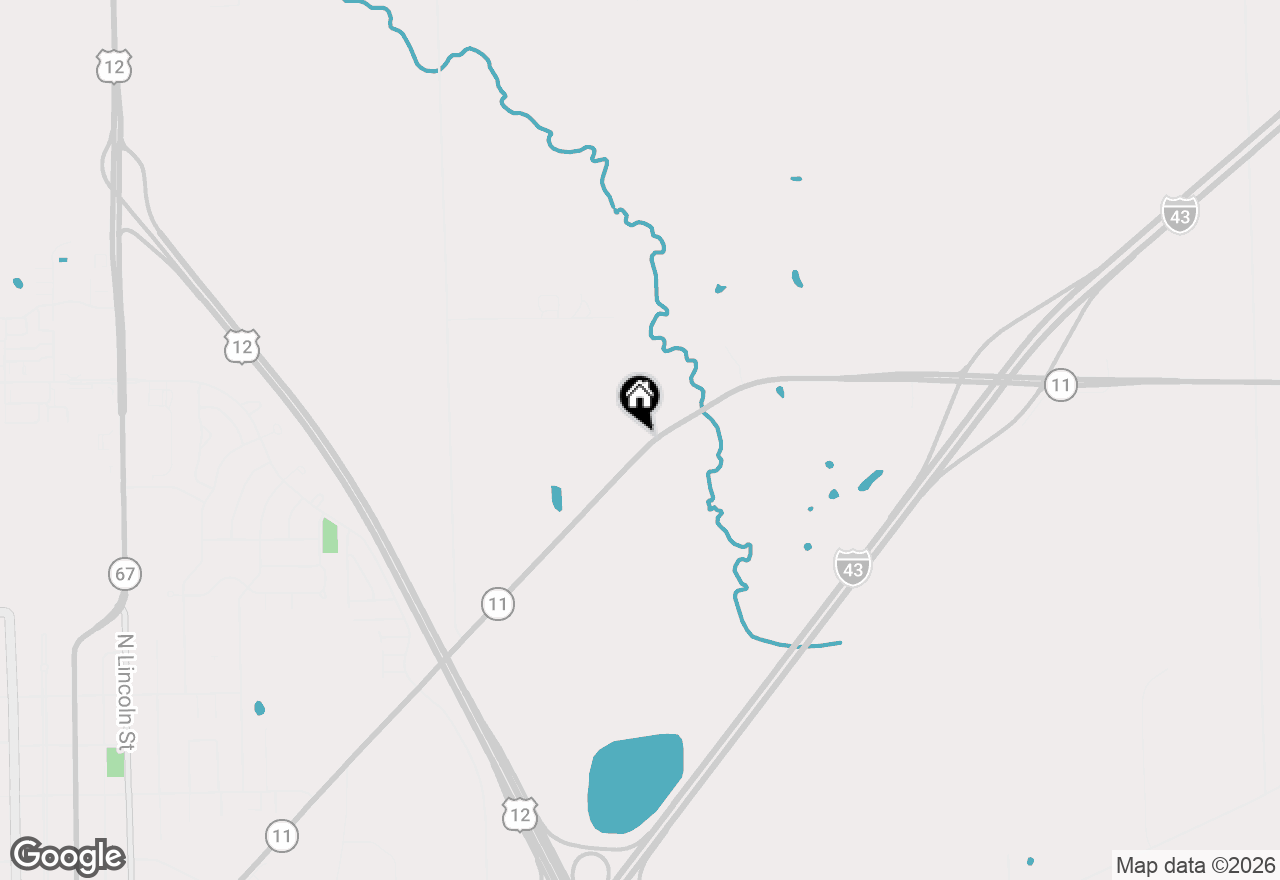 Map of W4428 Highway 11, Elkhorn, WI 53121