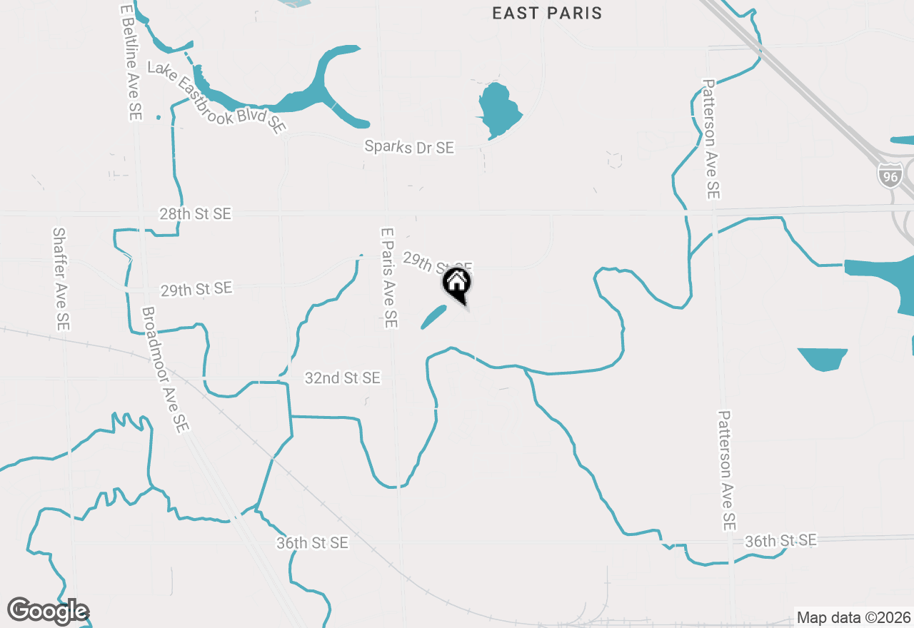 Map of 3101 Poplar Creek Drive Se #302, Grand Rapids, MI 49512